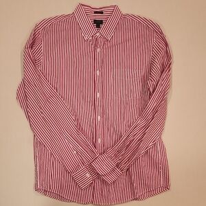 J. Crew Nantucket Red Striped Men's Shirt